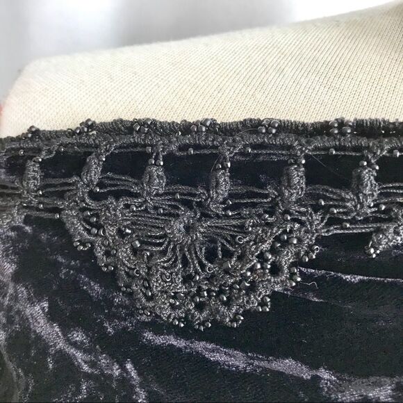 Twelfth Street By Cynthia Vincent Velvet top S - Picture 8 of 9